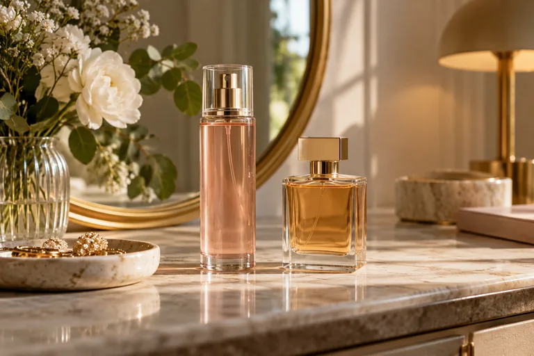 Brume et parfum distincts pour réfléchir à leur association.