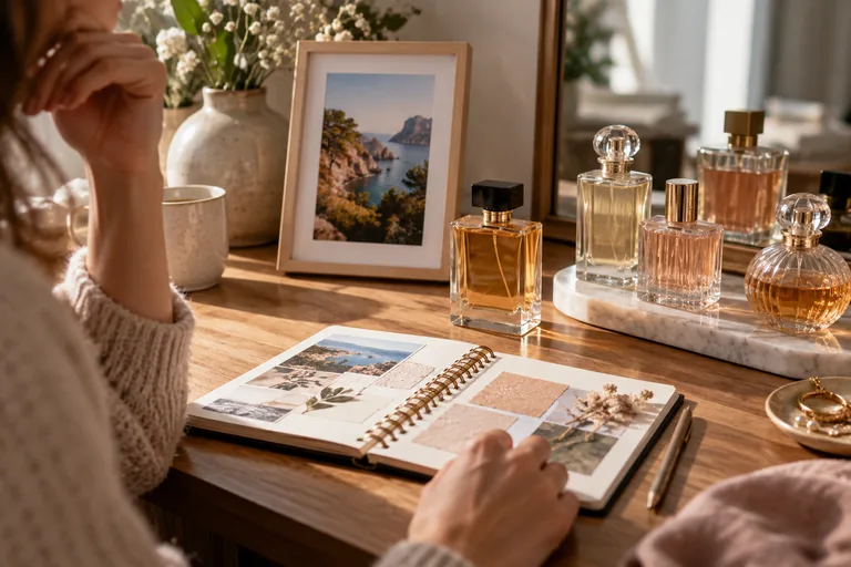 Carnet d’indices et photographie pour retrouver une référence.